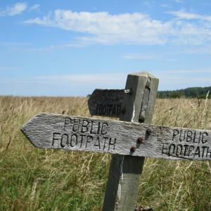 signpost near Butley Ferry