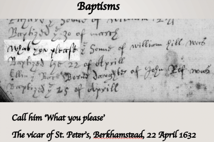 humour slide7 baptism of What you please