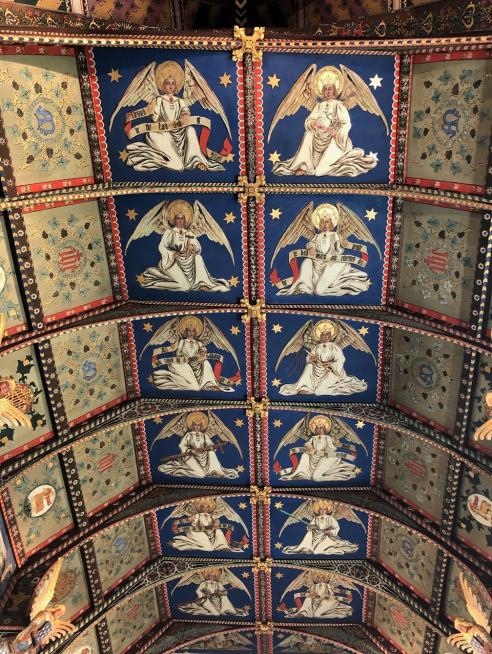 Huntingfield Church roof Chris Broom