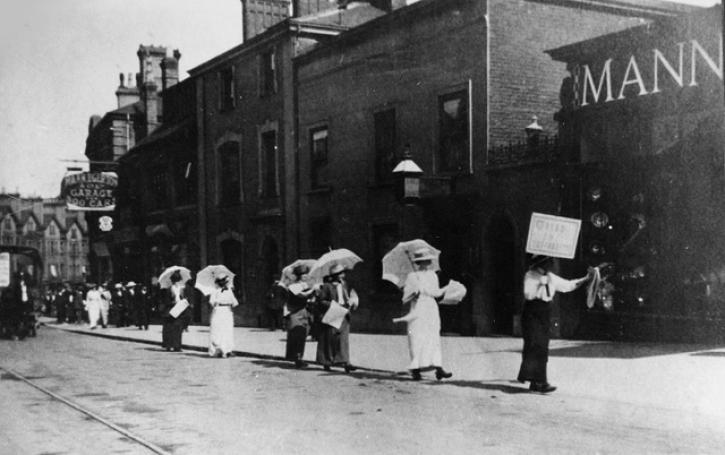 231016 Norwich Suffragettes Prince of Wales Rd c1914