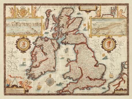 230619 John Speed British Isles map