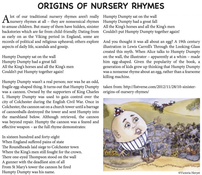 14Q3 NL25 p7 Nursery Rhymes